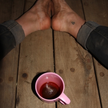 Dirty feet and tea